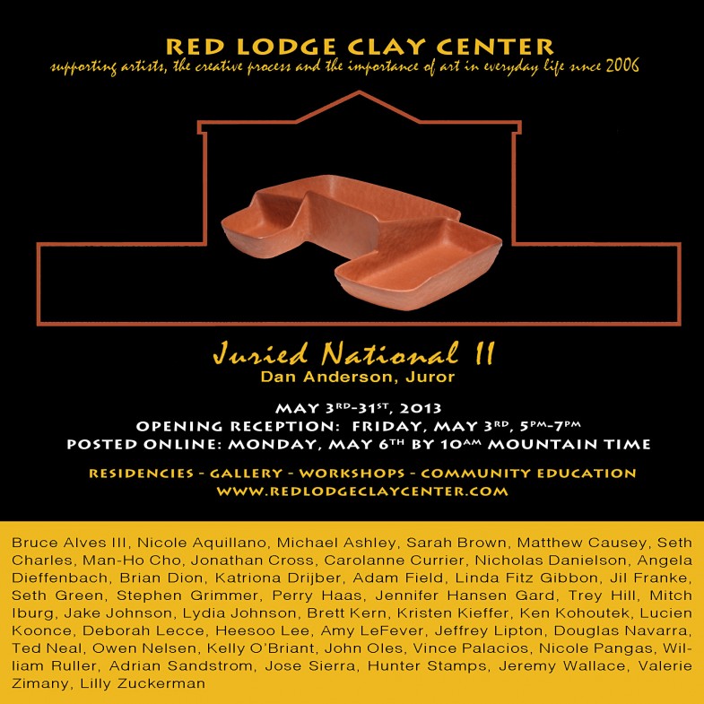 Juried National, Dan Anderson, Red Lodge Clay Center